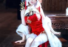 半半子 - NO.049 柴郡中华娘旗袍 [45P+2V-389MB]-套图岛