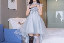 [BoBoSocks袜啵啵]NO.356 小甜豆-高跟鞋、黑白丝大腿袜[150P+1V／6.29GB]-套图岛