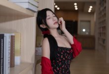 鱼子酱《图书馆》原版写真 [82P-901MB]-套图岛