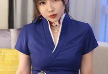 小女巫露娜  最新团订写真 蓝色妖姬 深航制服诱惑-套图岛