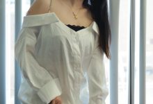 [IESS异思趣向] 2024.08.26 丝享家 1829 婉萍《一字肩衬衣》[90P-72.6M]-套图岛