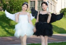 初夏女神 NO.222 双双、环环 黑白天使[140P+1V／6.10GB]-套图岛