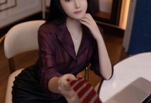 鱼子酱《紫色衬衫》原版写真 [120P-1.39G]-套图岛