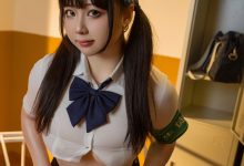 皮皮奶可可爱了啦 –  JK塞[70P-525.5M]-套图岛