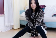 物恋传媒 NO.2260 茯苓-板鞋、黑色踩脚裤、白棉袜[156P-1V-3.91G]-套图岛