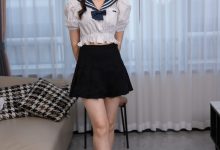 甜予摄影 NO.127 丹丹-皮鞋、白棉袜、裸足[145P+2V／10.5GB]-套图岛