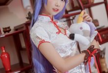 面饼仙儿 -  独角兽旗袍 [20P-230MB]-套图岛