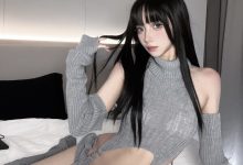 果咩酱w - 灰灰毛衣 [23P+2V-343MB]-套图岛