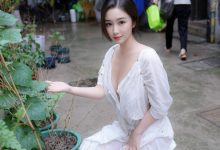 楠芝《性感白色长袍》原版写真 [84P-704MB]-套图岛