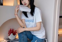 足愉心 NO.035 奶芙（搭配：白T恤、牛仔裤、运动鞋、白色棉袜、裸足）[115P+2V／19.2GB]-套图岛