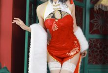 51酱-碧蓝航线-柴郡新春旗袍[12P-54.5MB]-套图岛