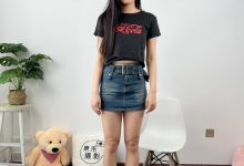 三禾摄影 No.028 牛仔裙 棉袜 帆布鞋 [184P1V-805MB]-套图岛