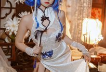 二佐Nisa – 碧蓝航线 圣路易斯旗袍 [29P-254.7M]-套图岛