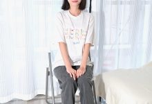 凝思摄影 No.042 小睿-T恤、短白袜、平底鞋 [135P1V-5.20GB]-套图岛