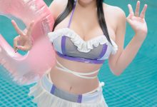 ZinieQ-Tifa Lockhart Swimsuit[38P+7V-1.26G]-套图岛