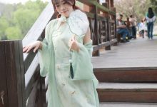 丝恋摄影 NO.040 小梦-古装汉服  白色绣花鞋 超薄肉丝 金色脚链[276P+1V／5.51GB]-套图岛