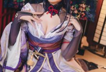 小空sora –  原神 雷电将军[17P-65M]-套图岛