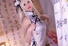 星黛鹿鹿i(千反田鹿子) –  缘之空 穹妹 旗袍 [62P-594MB]-套图岛