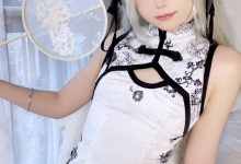 Quan冉有点饿 –  缘之空 穹妹旗袍自拍[27P-100.9M]-套图岛