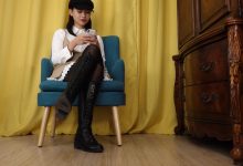 A&F No.275 王雪梅-穿着洛丽塔服装展示黑丝裸足 第1部 [MP4-2.45GB]-套图岛