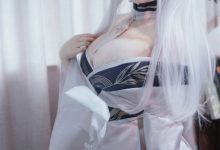 阿半今天很开心 –  碧蓝航线 白凤和服[60P+1V-752.2M]-套图岛