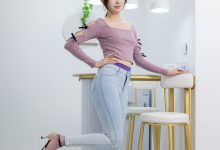 BoBoSocks袜啵啵 No.705 香菜-高跟鞋、薄紫丝、牛仔裤裤里丝 [161P1V-6.66GB]-套图岛
