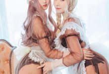 羽生三未&一千只猫薄荷- –  透明女仆-套图岛