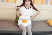 丝恋摄影 NO.065 小梦-牛仔短裤   厚灰丝袜  白色小皮鞋[240P+1V／4.46GB]-套图岛
