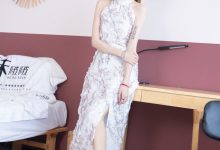 BoBoSocks袜啵啵 No.750 稚予-高跟鞋、薄肉丝、油亮薄白丝、旗袍-套图岛