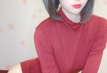 西园寺南歌 – NO.057 红色毛衣-套图岛