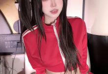 柒柒要乖哦 – NO.095 红色体操服-套图岛