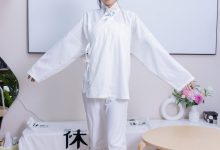 BoBoSocks袜啵啵 积分限定作品032 奶油-古装、古装靴、厚白丝-套图岛