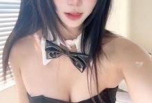 柒柒要乖哦 – VOL.097 黑色兔女郎自拍-套图岛