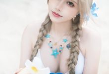 鹿八岁baby – NO.148 蓝色泳衣-套图岛
